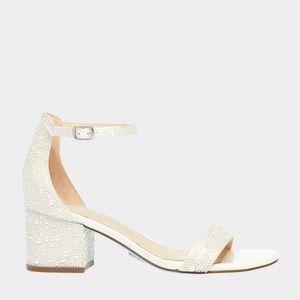 Betsy Johnson Mari Ivory Wedding Heels